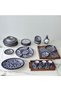 Blue and White Tableware Set