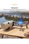 Portable 2600W Butane Camping Stove, Folding Stainless Steel Gas Burner with Blue Flame, Carrying Bag, White, for Camping, Hiking, Picnics, RV Trips & BBQ - 2