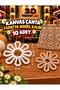 6 X 6 Daisy Canvas Knitting Pattern Flower Bag Motif Pattern 10 Pieces
