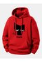 Meh Printed Cotton 3 Thread Threaded Oversize Sweatshirt