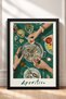 Aperitivo Written Oysters and Glasses Framed Painting Italy Poster Wall Decor Itp026 - 3