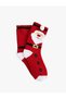 Santa Claus Printed Cotton Socks