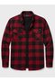 Men's Checkered Double Pocket Lumberjack Shirt with Buttons - 4