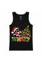 Christmas Cat What - Funny Santa Kitty Decorating Christmas Tree Graphic Tank Top