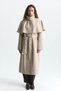 Long Trench Coat with Cape
