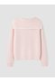 Peak New Season Pink Shawl Collar Wool Blend Women's Knit Cardigan - 7