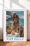 Ciao Bella Written Lemon Woman Portrait Framed Painting Italy Poster Wall Decor Itp017