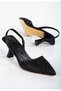 Serrace Embellished Embellished Back Stylish High- Heeled Shoes