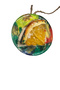 Painted Resin Globe - 3