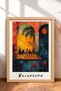 Buonasera Written Sunset Bar Framed Painting Italy Poster Living Room Kitchen Wall Decor Itp018