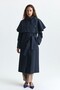 Long Trench Coat with Cape - 2