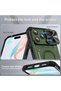 ANTSHARE for iPhone 18 Pro Max Case – Sliding Camera Cover Shockproof (Green) - 6