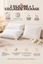 3-Piece Pillow Set: 2 Silicone Pillows 50X70Cm + 1 Visco Collagen Pillow 60X40 cm
