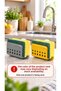 1 Sponge Holder (Sponge as a Gift) - Dishwashing Sponge Holder - with Strong Suction Cup - 1 Double Layer Sponge with Gift - 3