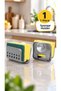 1 Sponge Holder (Sponge as a Gift) - Dishwashing Sponge Holder - with Strong Suction Cup - 1 Double Layer Sponge with Gift