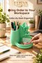 Gala Flower Pen Holder Desktop Organizer Office Organizer - 2