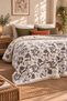 100% Cotton 8 Layer Muslin Bedspread 220X240 cm Double Pique Quilt - 2