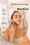 Leopard Patterned Facial Care Brush with Synthetic Bristles, Massage, Cleansing and Daily Care Handheld Tool