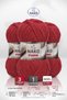 Plush • Red (14681) • 3-Pack × 200Gr/92M • Scarf, Beanie, Blanket, Home Decor Rope