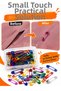 50 Pieces of Mini Fork Needles 2 cm – Black, Gold, Silver, and Mixed Color Options for Sewing, Scarves, Shawls, and Hobby Needlework - 4