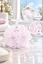 Banlif Ponpon Bath Loofah Pink 30 Gr, Soft Shower Sponge 3-Piece Advantage Set - 4
