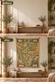 Ancient World Map Atlas Patterned Vintage Digital Printed Stain Resistant Washable Fabric Wall Covering Wall Tapestry Decorative Tapestry - 5