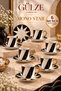 6-Person Ultra-Thin Porcelain / Lightweight Turkish Coffee Cup / Whether for Your Home or as a Gift