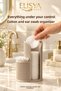 Cotton Swab and Earpick Organizer Two Compartment Bathroom Organizer - 2