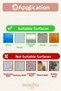 Powdered Clay Mini Flowers 49 Pieces Modern Wall Sticker Set Mnb-129 - 5