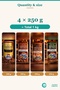 Kurukahveci Turkish Coffee Tasting Set 250 g X 4 Tins - Classic, Hazelnut, Mastic, Cardamom - 5