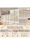 Cloth Curtain Special Series Lace Off-White Color (100 * 300) Cornice and Rustic Use