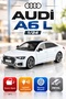 Audi A6 L 1/24 Diecast Metal Model Car with Lights, Sound, and Movable Wheels