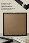1 Piece Black Wooden Framed Autumn/Foggy Nature Themed Square Wooden Painting with Mat - Home, Business, and Office Decoration Painting - 7
