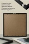 2 Pieces Black Wooden Framed Painted Textured Nature and Lakeside Concept Square Wooden Painting - Home, Business and Office Decoration Painting - 7