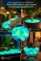 50 Pieces of Phosphorescent Pebbles Green Glowing in the Dark Decorative Garden Flower Pot Landscape Stones - 2