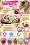 6 cm Colorful Metal Caged Plush Mouse Cat Dog Toy Fun Play Ball - 3
