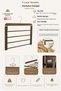 Wooden 7795 4-Tier Trouser Hanger 1 Piece