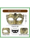 Gold Color Antique Masquerade Mask? Venetian Style Party Mask Bezoss