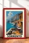 6 Piece Italian Taste Route Framed Painting Set Italy Posters Wall Decor Sixmx24 - 3