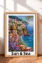 6 Piece Bougainvillea and Wildflowers Framed Painting Set Italy Posters Wall Decor Sixmx36 - 2