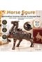 Luxury Alloy Metal Decorative Ashtray with Horse Figure Lid and Jewelry Storage Box Metal Trinket Box 25 X 20 cm