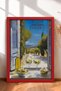 6 Piece Sunset in Sorrento Framed Painting Set Italy Posters Wall Decor Sixmx47 - 3