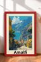 6 Piece Bella Italia Framed Painting Set Italy Posters Living Room Kitchen Gallery Wall Sixmx16 - 5