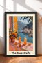 6 Piece Orange Trees Terraces Framed Painting Set Italy Posters Wall Decor Sixit09 - 4