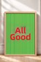 Tutto Bene Written Striped Typography Framed Painting Italy Poster Living Room Kitchen Wall Decor Itn032 - 3