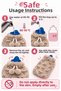 2 Liter Hot Water Bag with Plush Cover, Patterned, Soft Textured Thermofor 20X35 cm - 5
