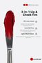 Blush Lipstick Eyeshadow Lip & Cheek Tint Red – 3-in-1 Shimmering High Pigment Moisturizer - 4