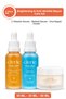 Vitamin C Serum, Retinol Serum and Cica Cream Anti-Wrinkle Repair Skin Care Set 3-Pack