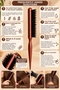 Wooden Look Thin Hair Comb – Pointed Tip Hair Separating, Styling, and Crepe Brush – Brown - 2