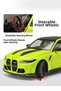 Bmw M3 Cs Lci Light Green 1/24 Diecast Metal Model Car with Light Sound and Moving Wheels - 6